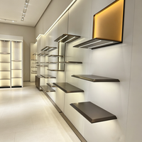 Vitrine de présentation de sacs à main sur mesure pour toute la boutique, présentoir lumineux multi-faces, vitrine murale LED pour magasin de sacs