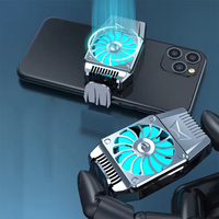 Ventilateur de refroidissement pour téléphone portable, radiateur pour téléphone portable avec 3 vitesses de vent, super silencieux, étui de radiateur pour téléphone portable