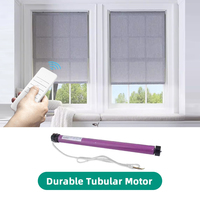 Motor Tubular para Persianas Enrollables de 25 mm, Motorizado, con Apertura hacia Arriba y hacia Abajo, Motor para Persianas Enrollables con Wifi TUYA
