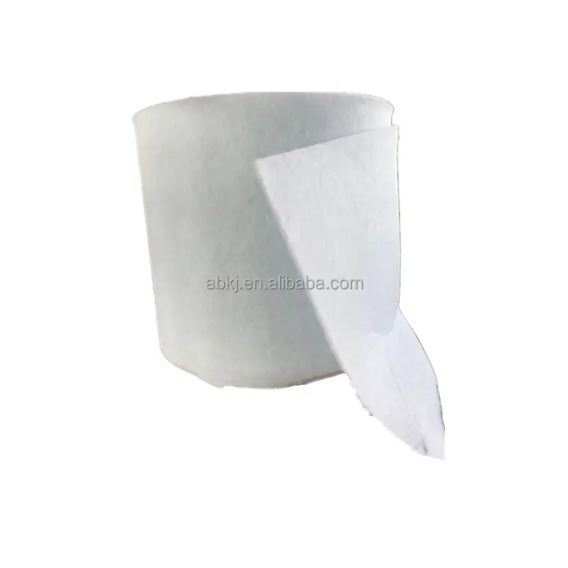 Manufacturers wholesale polyester nonwoven dust filter media /felt in rolls