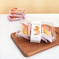 Conteneurs alimentaires rectangulaires en plastique PET de qualité alimentaire avec couvercles à charnière pour le déjeuner, les nouilles, le pain, les biscuits, les gâteaux, les sushis, les salades - Vente en gros usine