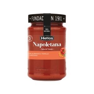 Salsa di Pomodoro Napoletana Helios 380G con Basilico, Timo e Origano Senza Glutine - Product Image 1