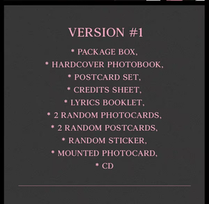 BLACK_PINK THE ALBUM รุ่นมาตรฐาน อัลบั้มเต็มชุดที่ 1 ของแท้ ซีลปิดผนึก พร้อมโฟโต้บุ๊ค โฟโต้การ์ดแบบสุ่ม - Product Image 3