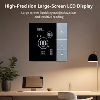 Termostato WiFi RKHK con Control por Voz, Programable Semanalmente, Táctil, con Control Remoto por Aplicación para Uso Comercial