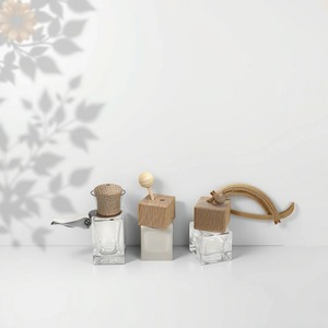 Perfume Embalagem 8ml 10ml Car Air Freshener Garrafa Reed Difusor Vazio Claro Único Carro Vidro Perfume Garrafas - Product Image 4