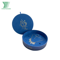 LOGO personnalisé imprimé tube rond bijoux boîte cadeau bracelet boucle d'oreille bague collier boîte à bijoux emballage