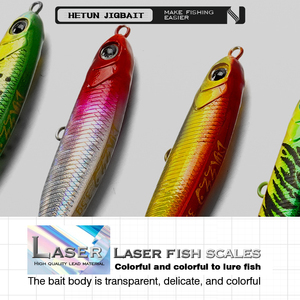 <span class=keywords><strong>Bonic</strong></span> 3,5G/5G/8G señuelo de pesca 5 colores impresos ABS plástico duro lápiz hundimiento cebo para Río lago Stream - Product Image 4