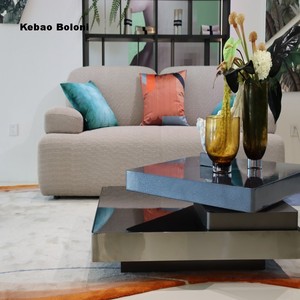 Popular Sofá Seccional <span class=keywords><strong>de</strong></span> Tres Plazas <span class=keywords><strong>de</strong></span> Tela Gris con Forma Rectangular, Estilo Wabi-Sabi, Patas <span class=keywords><strong>de</strong></span> Madera, Conjunto <span class=keywords><strong>de</strong></span> Sofás Modulares para Sala <span class=keywords><strong>de</strong></span> Estar - Product Image 6