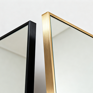 <span class=keywords><strong>Miroir</strong></span> sur pied pleine longueur décoratif en aluminium <span class=keywords><strong>doré</strong></span>, grand format, pour dressing, vente en gros à prix réduit - Product Image 5