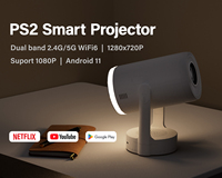 Nouveauté : projecteur Home Cinéma à 360 degrés, 230 ANSI lumens, mise au point électrique, prise en charge du Wi-Fi 5G, 4K, projecteur OEM
