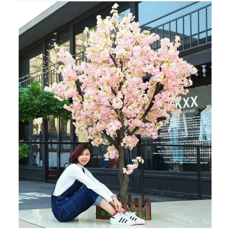 Искусственный цветок вишни ручной работы, деревья для домашнего свадебного декора