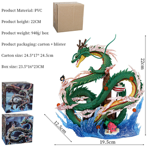 Haute Qualité 22cm DBZ Mer <span class=keywords><strong>Shenron</strong></span> Goku PVC Action Figure Anime Statue Modèle Collection Ornement De Noël Jouet Cadeau - Product Image 2