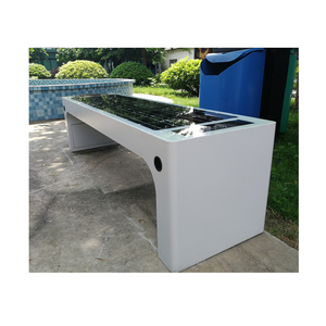 Solar Bench Solar Light Box Advertising Park Outdoor Garden Street Furniture Bench