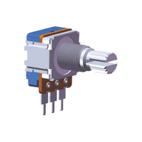 Potentiomètre de contrôle de vitesse rotatif R132N1-D-HN-B(M7)-K, potentiomètre audio, potentiomètre de contrôle de vitesse
