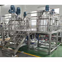 Machine industrielle de fabrication de dentifrice, ligne de production automatique complète de dentifrice, équipement de mélange homogénéisateur de dentifrice