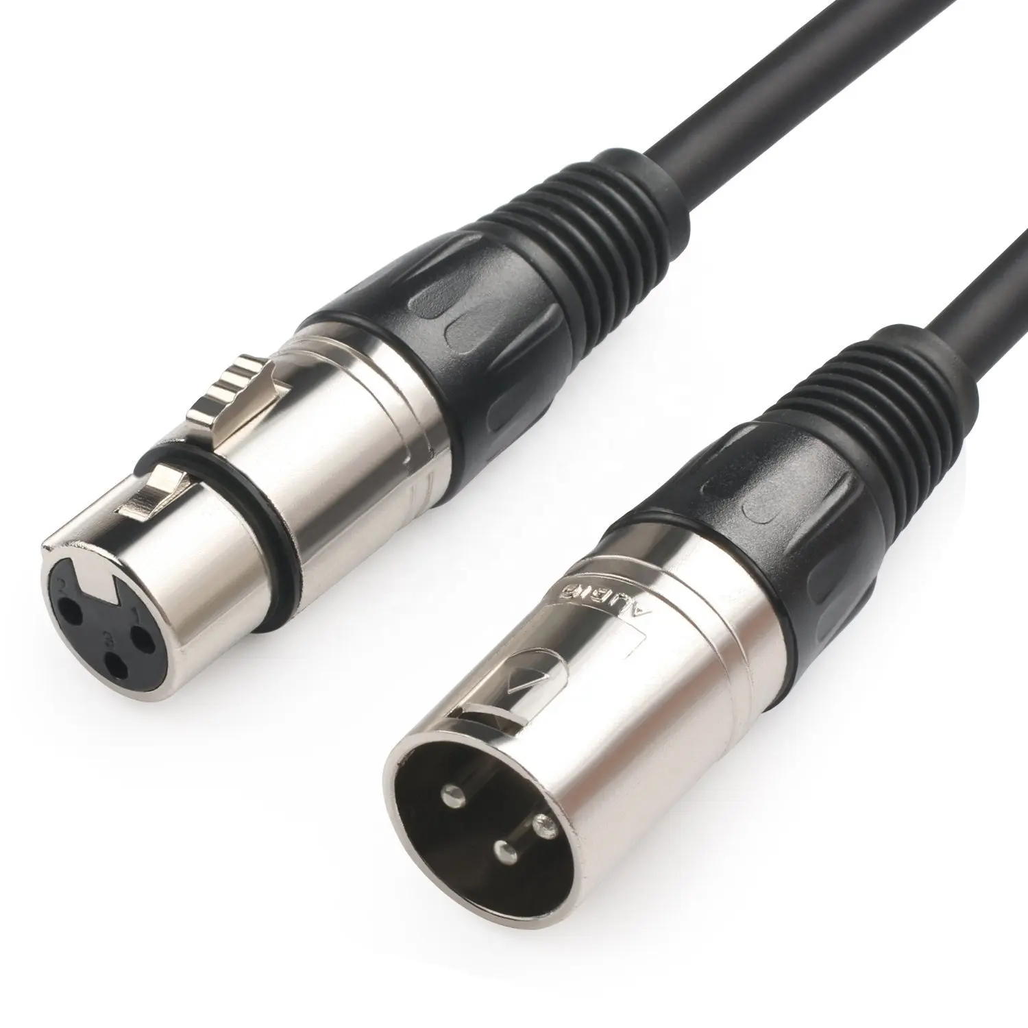Balanced XLR Cable 3 ft Premium Series Professional Microphone Cable Powered Speakers and Other Pro Devices Cable Black