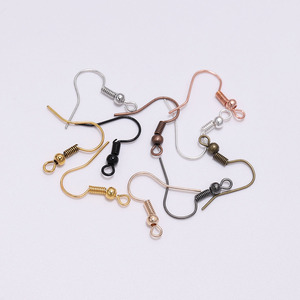 Earring Hook Accessories DIY Jewelry Making <b>Drop</b> Shape Plated Iron Hooks For Earring Crafting - Product Image 3