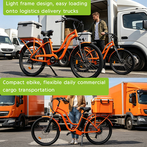 <span class=keywords><strong>Vélo</strong></span> cargo électrique léger 48V500W pour livraison en gros, idéal pour le transport urbain et le transport <span class=keywords><strong>de</strong></span> marchandises en extérieur - Product Image 2
