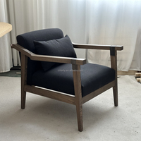 Meubles de salon modernes de luxe canapé en tissu chaise d'appoint salon chaise en bois