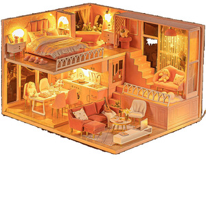 Lanzamiento de nuevo producto importante DIY 3D casa rompecabezas mundo modelo de bloques de construcción Regalo de Cumpleaños juguetes para niños y niñas - Product Image 1
