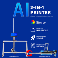 Impresora UV de Inyección de Tinta BK-UV32T 6D para Paredes con Fondo de Azulejos que Imitan Jade, Automática, Nueva, con 1 Año de Garantía