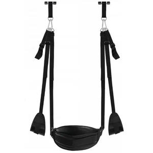 SM seksspeeltje verbeterde swing derde generatie Carmen deur lederen pluche kussen rekwisieten beenriem S-81 zwart 300g <span class=keywords><strong>China</strong></span> - Product Image 1