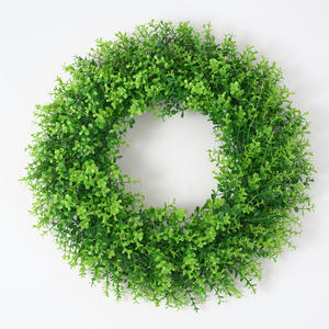 Ghirlanda Decorativa di Alta Qualità con Foglie di Eucalipto Verde e Margherite Gialle per Matrimoni, Natale e Ringraziamento - Product Image 4