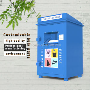 Toptan çok düşük fiyat iyi tasarım giyim bağış bin büyük metal giyim bağış damla kapalı kutusu - Product Image 4