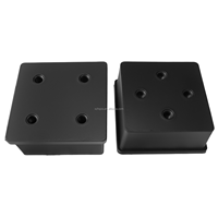 Amortisseur carré en caoutchouc haute durabilité, directement de l'usine, compatible avec les compacteurs vibrants Dynapac, pièces de rechange