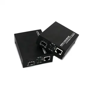Convertisseur de média à fibre optique Gigabit Ethernet 10/100/1000M de haute qualité