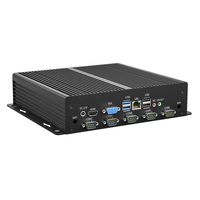 Mini PC Industrial G26 6 Com 8 USB Sin Ventilador I3 2330M 2117U J1900 J6412 I7-1165G7 RS232 Ubuntu ITX Barebone Linux Embedded IPC