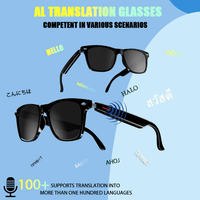 Lunettes Intelligentes SENBONO avec Traduction IA, Prise en Charge Multilingue, Musique Sans Fil, Appels et Lunettes de Sport Intelligentes IA