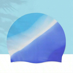 หมวกว่ายน้ำซิลิโคนแบบกำหนดเองพร้อม - Product Image 3