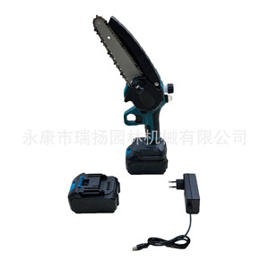 Mini tronçonneuse à batterie 12V, portable, pour l'élagage des arbres en extérieur, avec étui et chargeur - Product Image 2