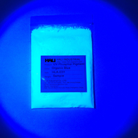 Vente en gros 365nm organique uv rouge bleu jaune vert poudre de pigment phosphorescent fluorescent uv pigment de sécurité visible