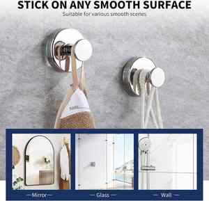 Wholesale High Quality Stainless Steel Wall Suction Cup <b>Hooks</b> Self Adhesive <b>Hooks</b> Bathroom Kitchen <b>Towel</b> Wall <b>Hook</b> - Product Image 2