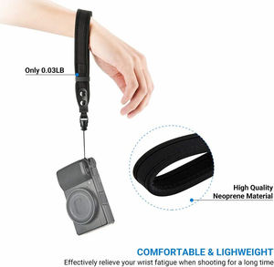 Op maat gemaakte groothandel neopreen camerariem met snelkoppeling, zachte handriem, duurzame multifunctionele riem voor DSLR-<span class=keywords><strong>camera</strong></span>'s - Product Image 4