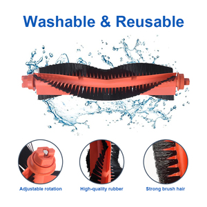 Kit de accesorios de repuesto, cepillo lateral principal, filtro HEPA, paño de limpieza compatible con STYJ02YM <span class=keywords><strong>Conga</strong></span> <span class=keywords><strong>3490</strong></span> Viomi V2 PRO V3 - Product Image 3