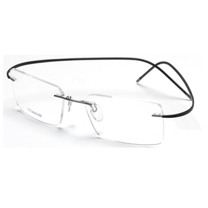 Gran oferta 2019, gafas ópticas de titanio sin montura, Marco óptico de titanio de alta calidad, sin MOQ - Product Image 1