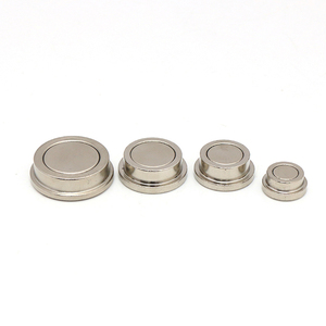 Aimant <span class=keywords><strong>Pot</strong></span> Magnétique Axial Rond en Néodyme de Qualité Supérieure avec Couvercle Métallique, Aimant Puissant à Pousser D16-D32mm - Product Image 2