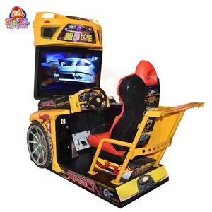 Máquina de jogo de simulador de arcade de condução de carros de corrida de desempenho a fichas de alto custo