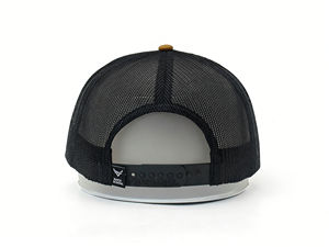 Casquette Trucker Marron Bicolore en Maille avec Patch <span class=keywords><strong>Brodé</strong></span> Personnalisé Chien Corgi TOPCAP – Casquette de Baseball en Maille pour Hommes et Femmes – Vente en Gros - Product Image 3