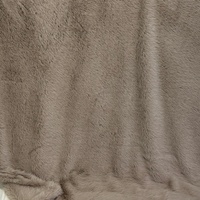 Couverture en fausse fourrure de lapin 100% polyester, couleur unie, chaude, pour lit et canapé, idéale pour les supermarchés