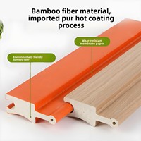 Échantillons mondiaux Grille rotative en bois courbée, Panneau décoratif ondulé en fibre de bambou et bois, Finition bois concave