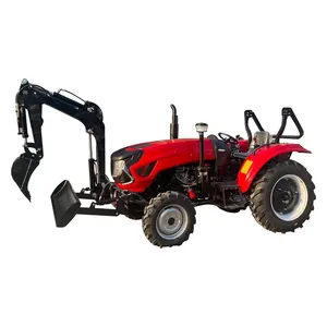 Cheap Price Diesel Engine Farm Tractor 70HP 4Wd Compact Wheeled Tractor Attachments Kaixiang hot sale.