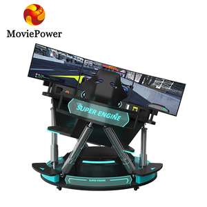 <span class=keywords><strong>Simulador</strong></span> de Carreras F1, Asiento Hidráulico para <span class=keywords><strong>Simulador</strong></span> de Conducción, Emocionante Conducción de Carreras de Coches con 3 Pantallas VR - Product Image 3
