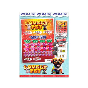 ความละเอียดสูง3รูปแบบหน้าต่างเปิดตั๋วพิมพ์ดิจิตอลชนะดึงบัตรแท็บสำหรับจับฉลาก - Product Image 2