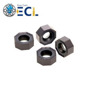 Plaquettes de fraisage carrées en carbure de tungstène revêtues PVD ONMU050505, dureté HRA92, outils de coupe CNC OEM pour tours - Product Image 2