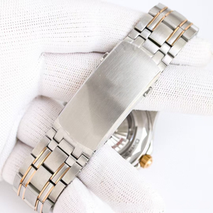 Đồng hồ cơ nam 41mm mặt xanh lịch ngày kim dạ quang viền gốm thép không gỉ 316l đồng hồ nam đặt làm riêng - Product Image 6