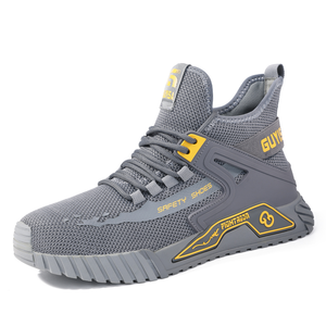 GUYISA <span class=keywords><strong>Scarpe</strong></span> <span class=keywords><strong>Antinfortunistiche</strong></span> da Uomo con Punta in Acciaio Stivali da Lavoro Impermeabili Anti-Schiacciamento Leggeri da Escursionismo Industriali - Product Image 3